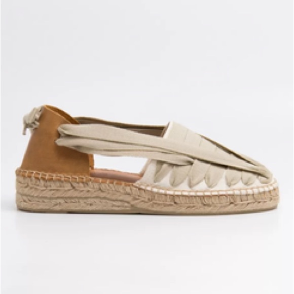 Naguisa Soc Espadrilles Beige and Leather EU 37 - Picture 2 of 8